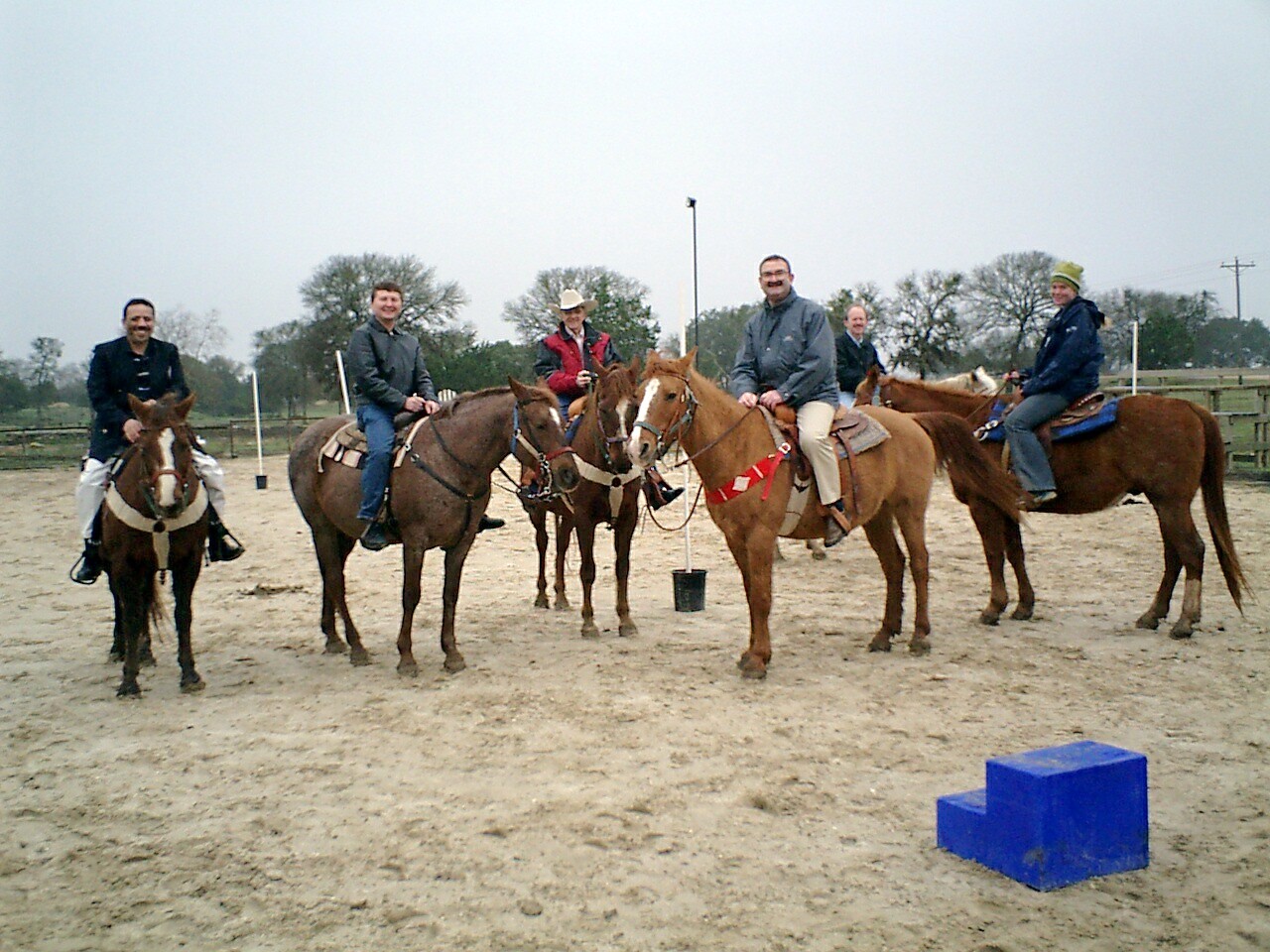 Horseback riding at the Guadalupe Workshop
